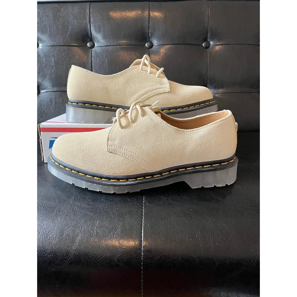 Dr. Martens 1461 Iced Suede‎ Oxford  Parchment Beige